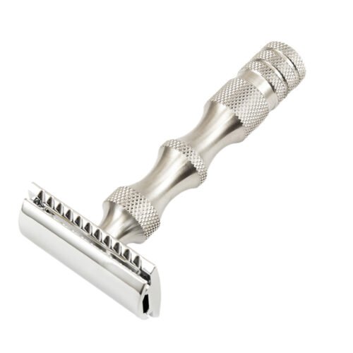 vintage safety razor, double edge razor, manual shaving razor, classic shaving razor, wet shaving razor, men grooming razor, barber safety razor, metal shaving razor, traditional razor, reusable shaving razor, precision shaving tool, vintage grooming tool