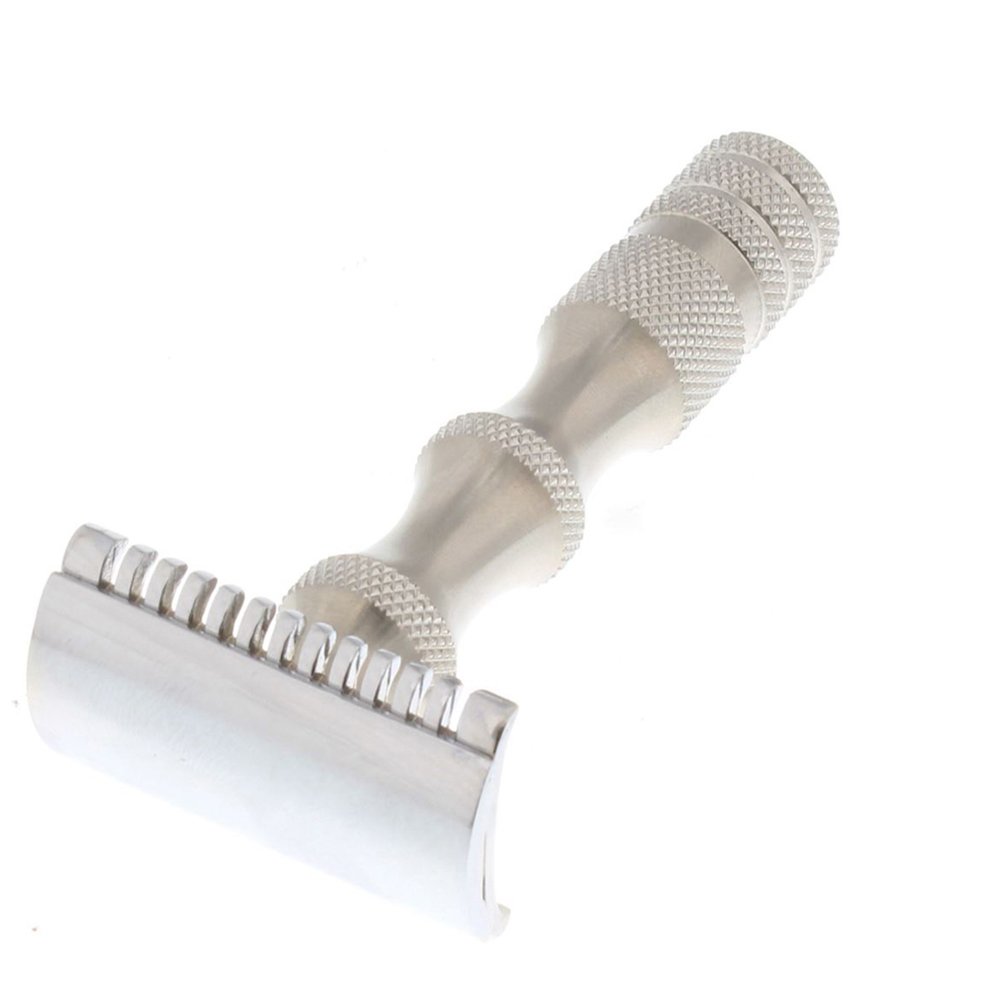 Shop Vintage Double Edge Safety Razor for a smooth, precise shave. Durable metal body, ergonomic design, and classic manual shaving experience for men.