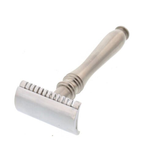Bambaw Handle DE Razor – Chrome & Satin Finish Safety Razor