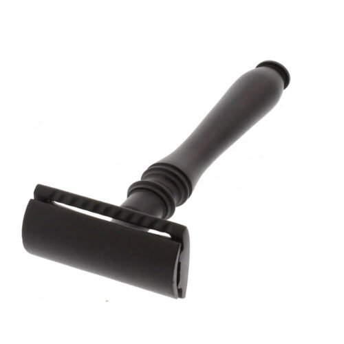 Black Bambaw Handle Double Edge Safety Razor