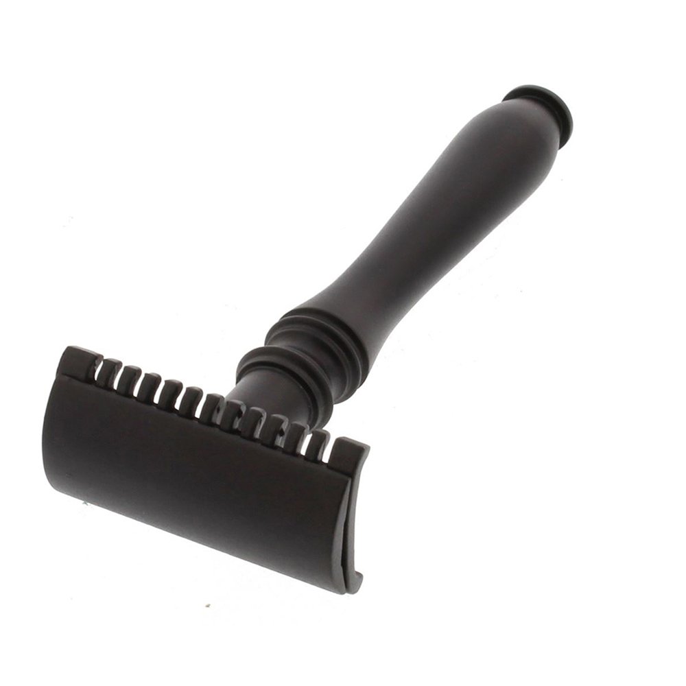 Black Bambaw Handle Double Edge Safety Razor