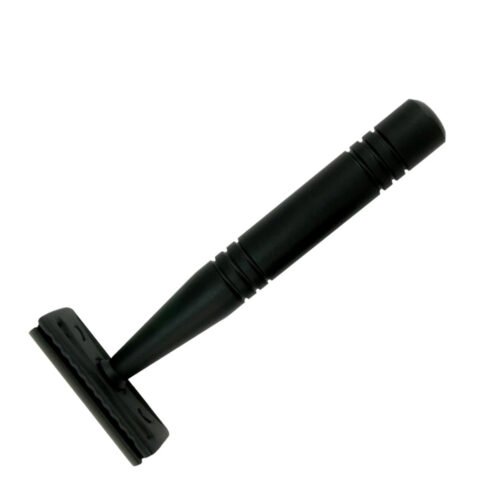 safety razor, long handle razor, double edge razor, mens shaving tool, Onyx razor, eco friendly shaving