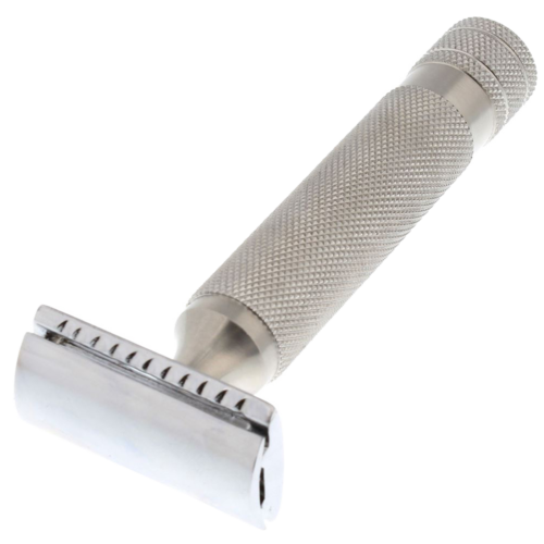stainless steel razor, heavy duty razor, 200 gram razor, manual shaving razor, barber razor, double edge razor