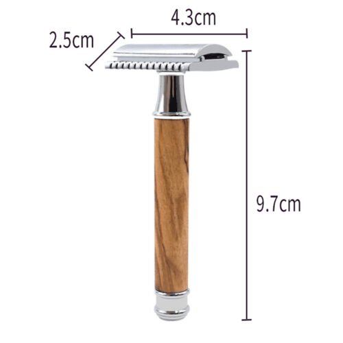 Wood Handle Double Edge Safety Razor