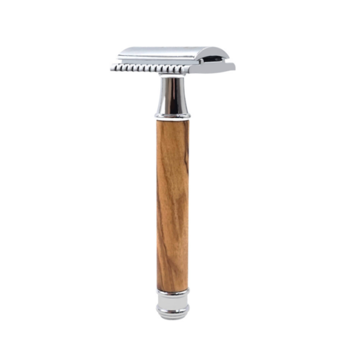 Wood Handle Double Edge Safety Razor