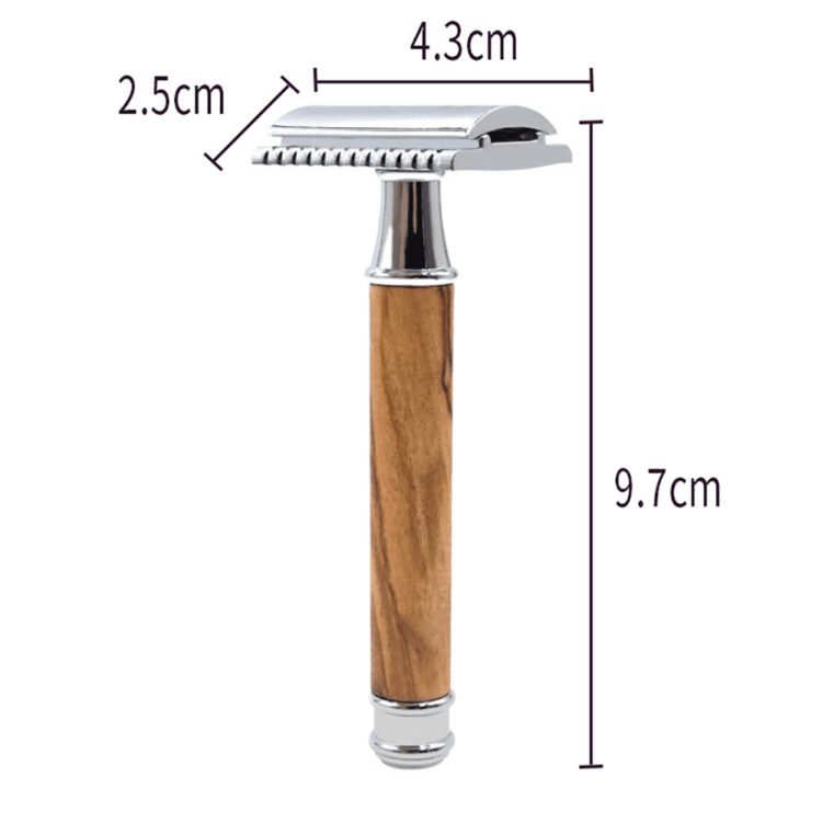 Wood Handle Double Edge Safety Razor