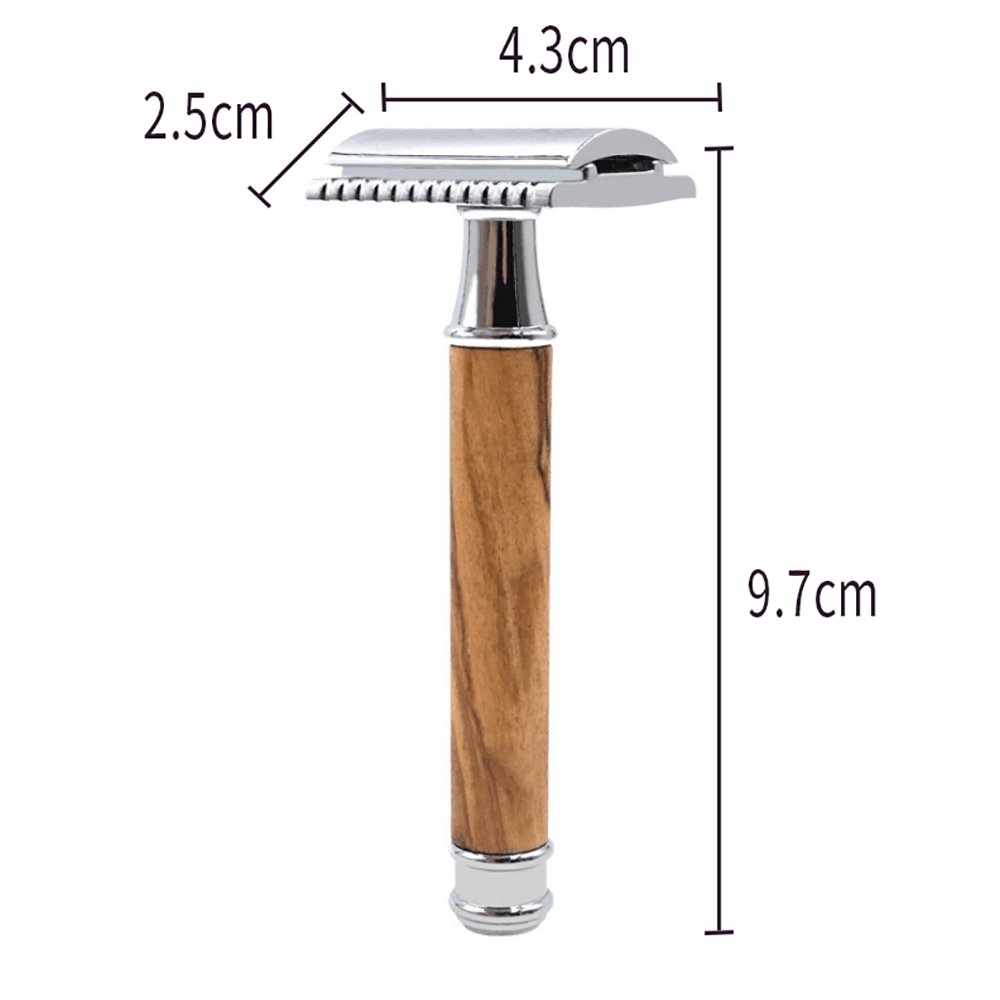 Wood Handle Double Edge Safety Razor