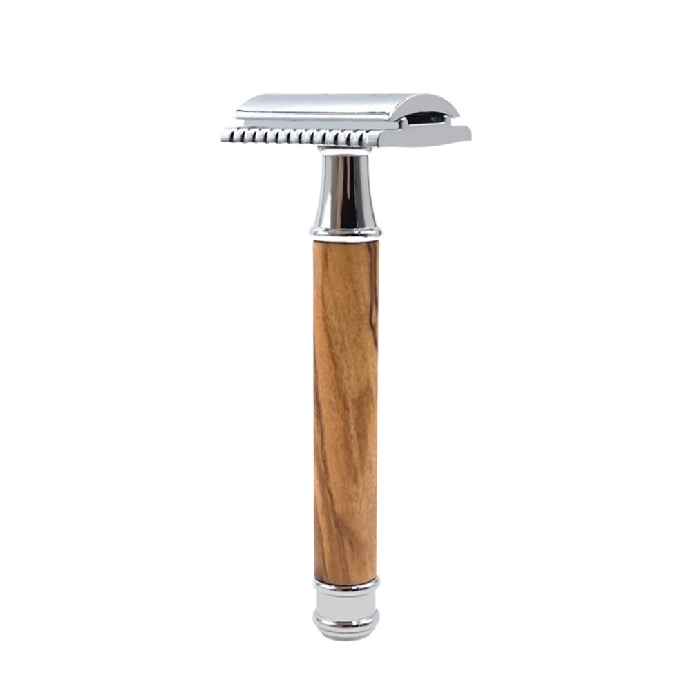 Wood Handle Double Edge Safety Razor