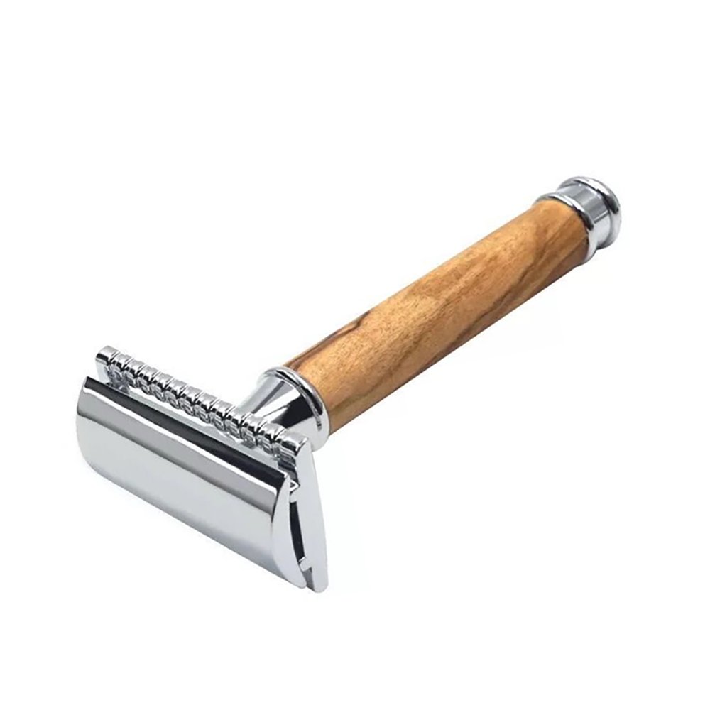 Wood Handle Double Edge Safety Razor