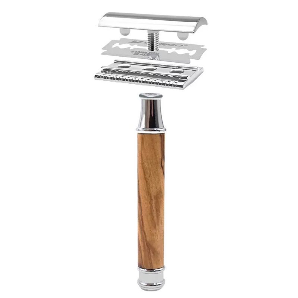 Wood Handle Double Edge Safety Razor