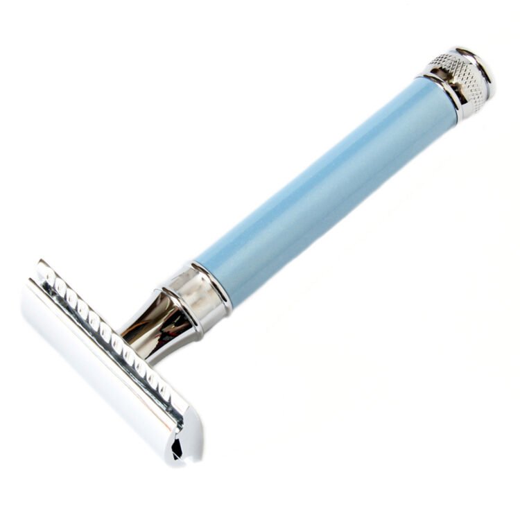 Experience a smooth, precise, and comfortable shave with the Aqua Color Double Edge Safety Razor, designed for both beginners and experienced wet shavers. Crafted with a sleek aqua-blue finish, this razor combines modern style with traditional shaving performance. Its balanced weight ensures better control, reducing irritation and delivering a close, clean shave every time. The double-edge blade system allows you to achieve professional-level grooming results while minimizing razor burn and skin sensitivity. Built from durable, high-quality metal construction, this safety razor is designed for long-term use and sustainability, making it an eco-friendly alternative to disposable razors. Aqua Color Double Edge Safety Razo