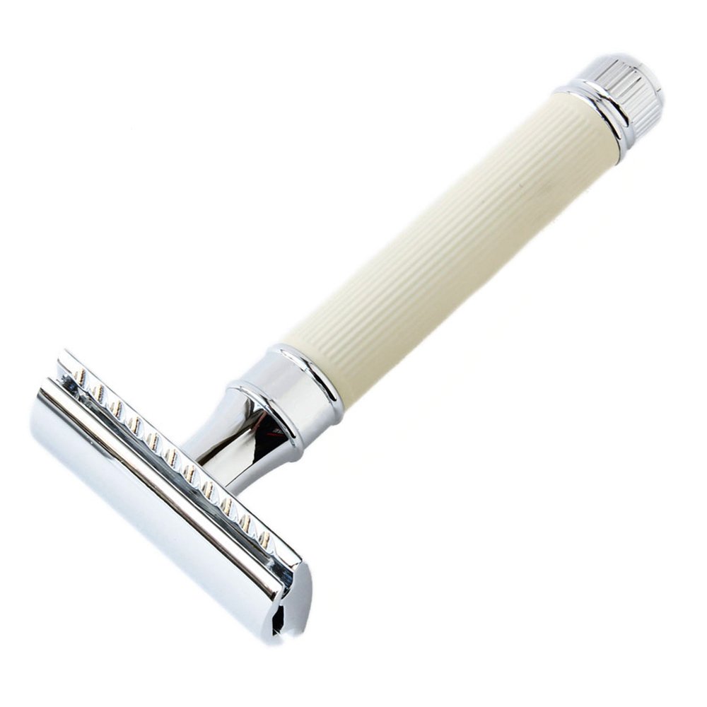 Traditional Safety Razor Lined Form Closed Comb Razor - Image 2