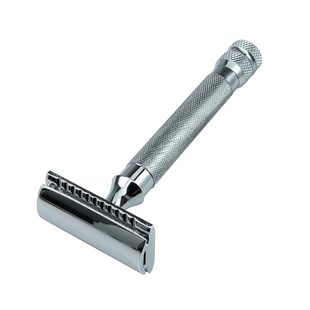 Premium DE Shave Edge Safety Razor Closed Comb Stainless Steel Wet Shaving Razor - Image 2