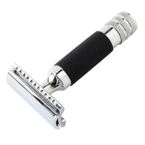 Heavy & Short Stainless Steel Safety Razor