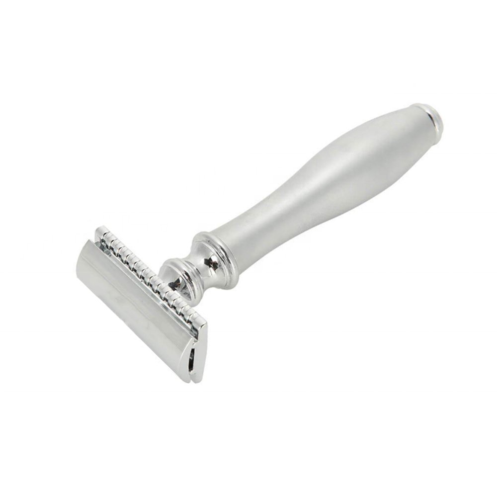 Matte Black Double Edge Safety Razor for Precision Wet Shaving - Image 7
