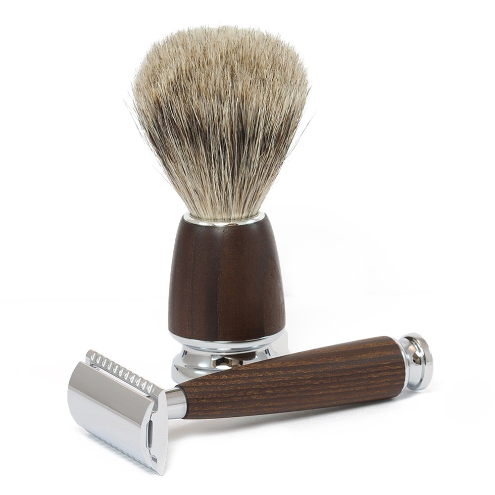 Wooden Handle Long Handle Safety Razor
