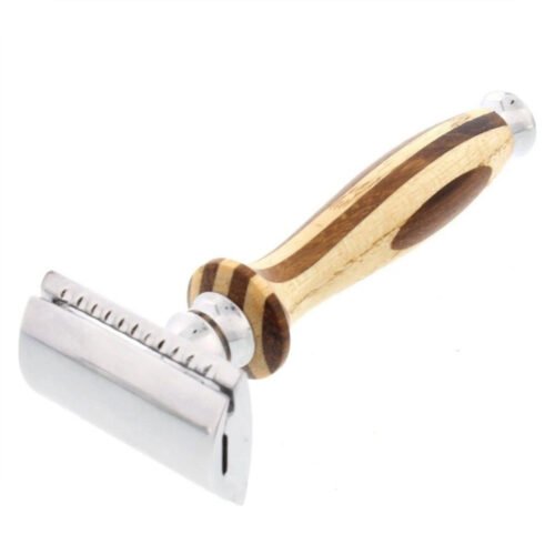 Eco-Friendly Nature Wooden Handle Double Edge Safety Razor