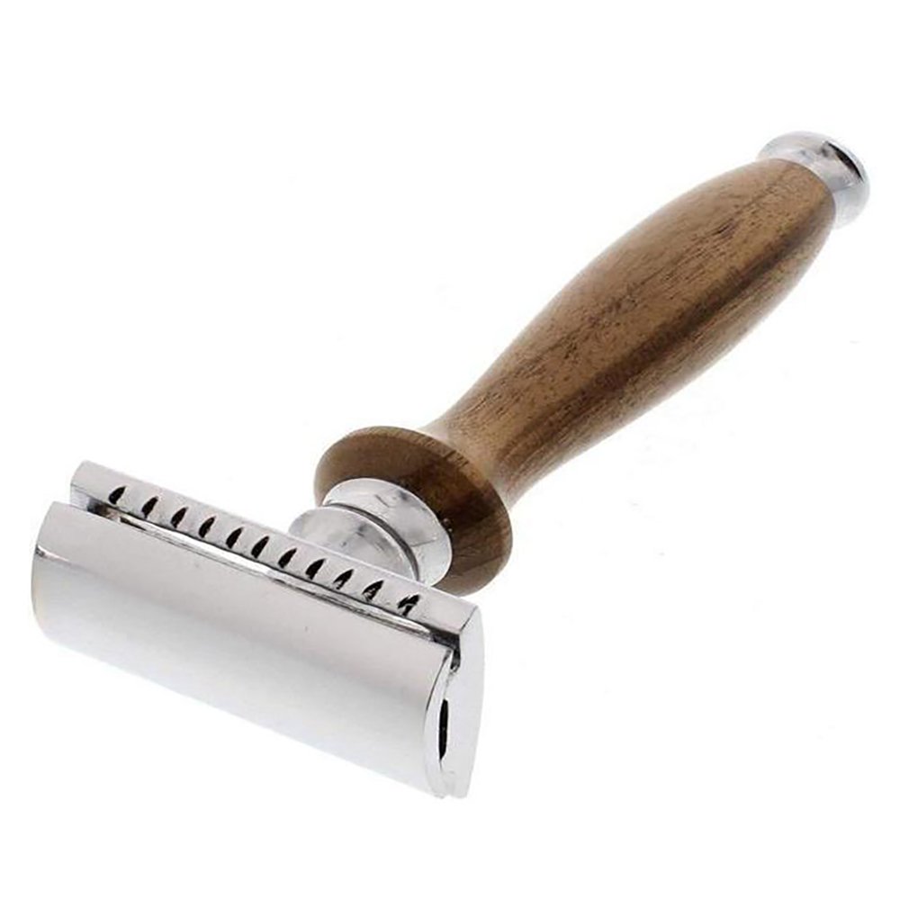 Eco-Friendly Nature Wooden Handle Double Edge Safety Razor - Image 4