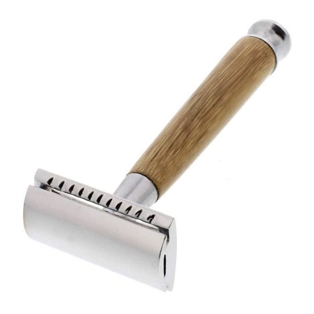 Classic Nature Wooden Long Handle Double Edge Safety Razor - Image 5