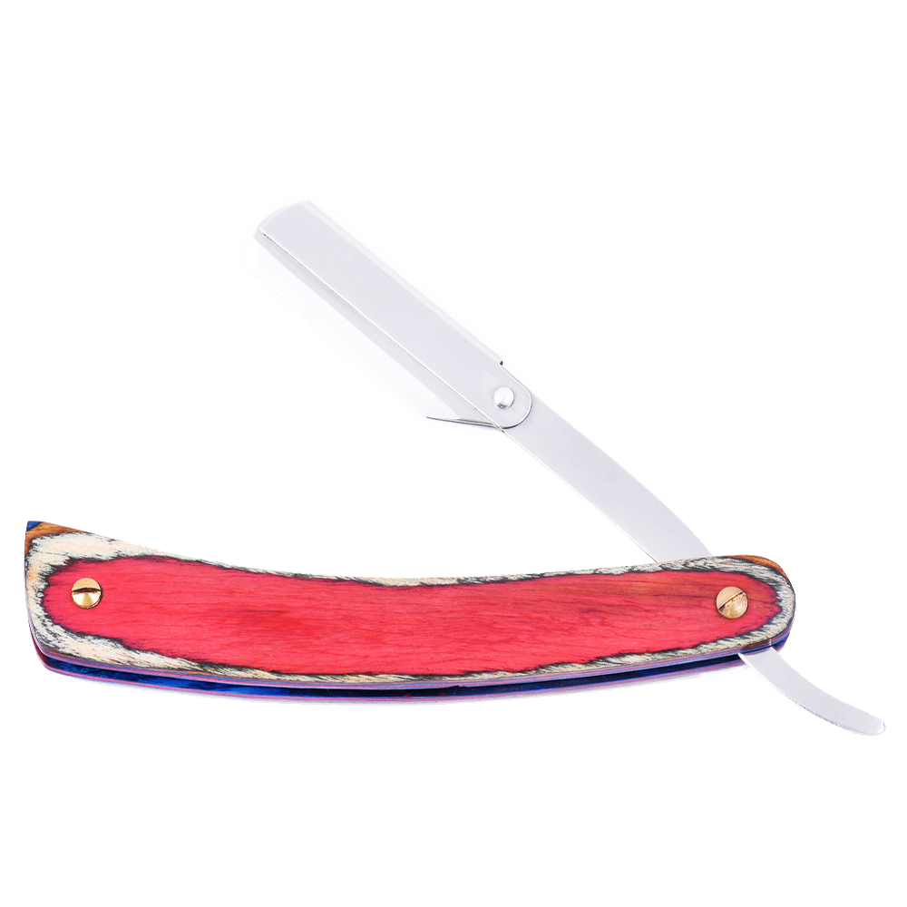 Premium Wood Handle Straight Razor with Replaceable Blade - Image 5