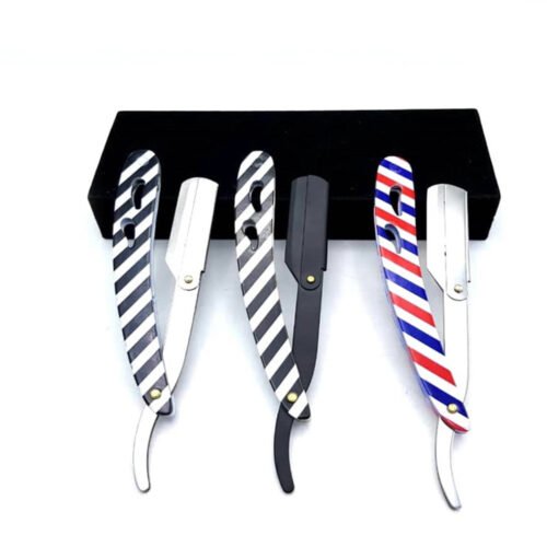 Zebra Paper Coated Straight Shaving Razor