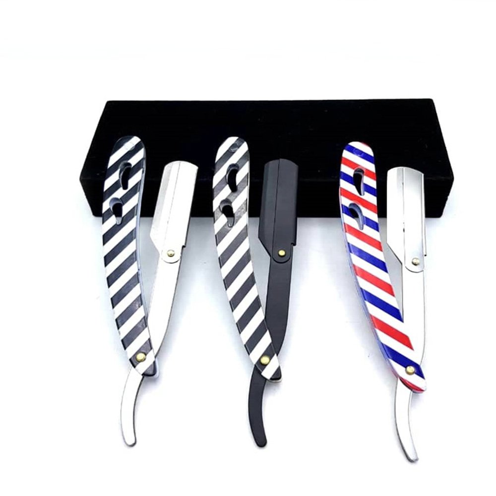 Zebra Paper Coated Straight Shaving Razor