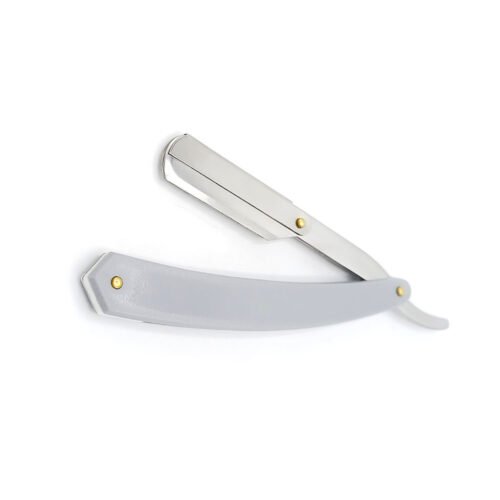 Plastic Handle Half Blade Straight Razor
