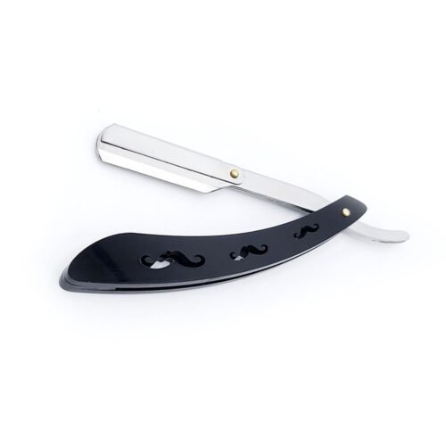 Premium Purple Paper Coated Straight Shaving Razor