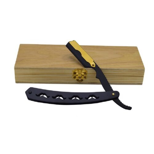 Mustache Design Straight Shaving Razor