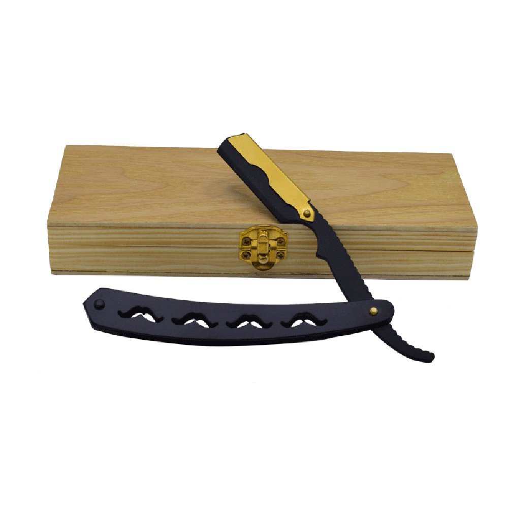 Mustache Design Straight Shaving Razor