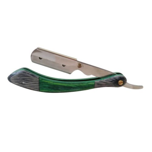 Elegant Wood Handle Straight Razor