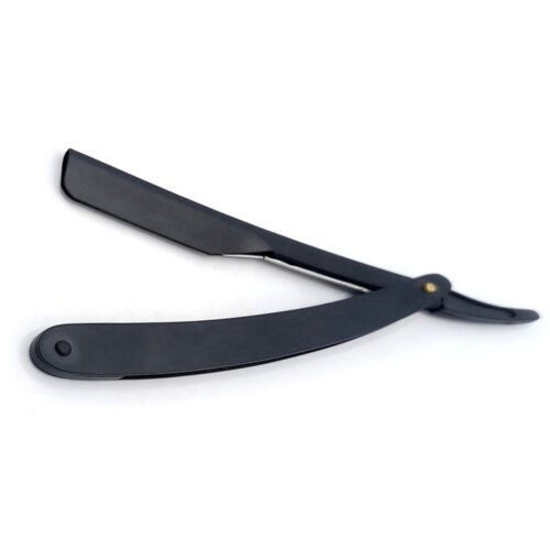 Full Black Disposable Straight Razor