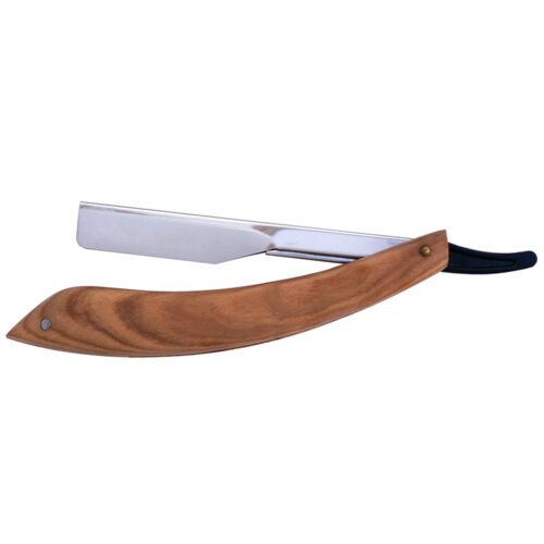Wooden Handle Replaceable Straight Shaving Razor