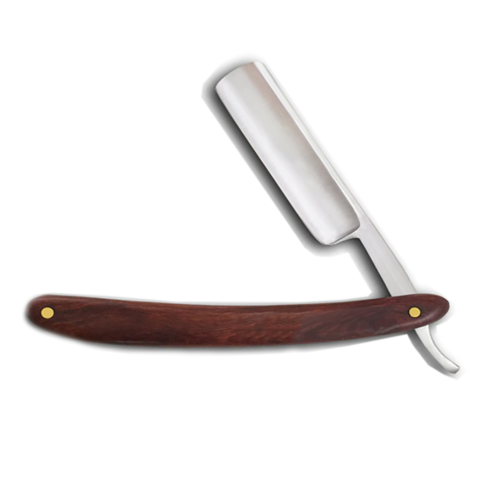 Shavette Razor with Wooden Handle