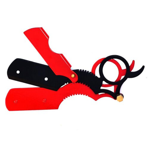 Professional Red and Black Paper Coated Finger Razor