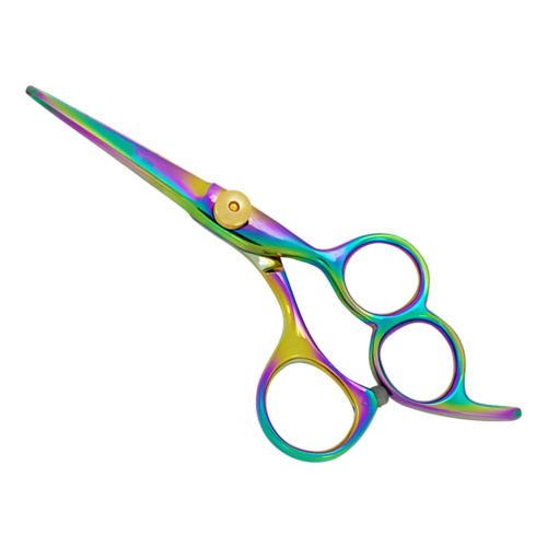 Alternative view of Hi Cut Barber Shear 3 Rings and Finger Rest