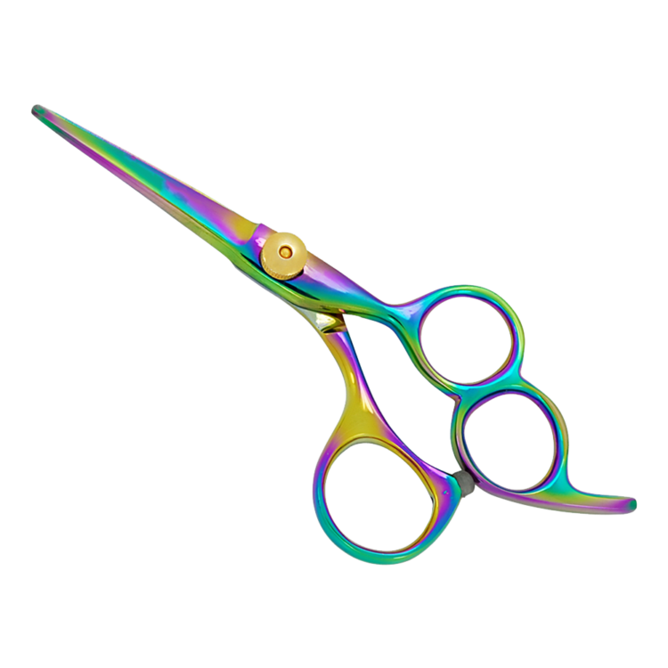 Alternative view of Hi Cut Barber Shear 3 Rings and Finger Rest