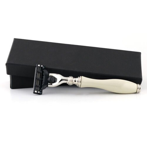White Handle Cartridge Razor