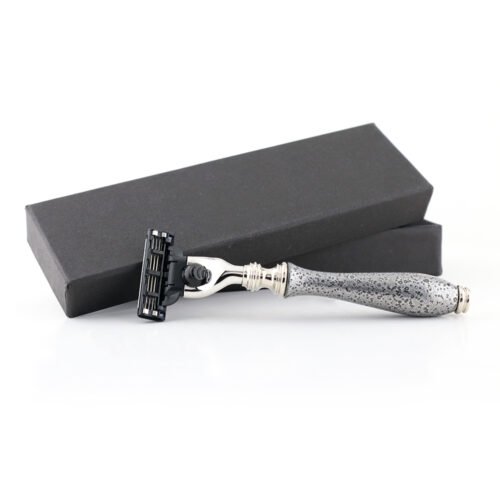Gray Handle Cartridge Razor