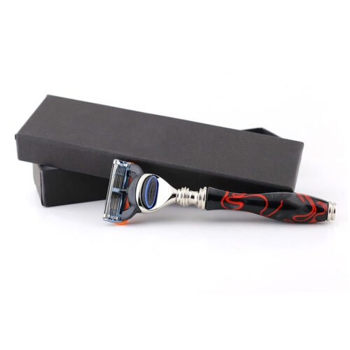 Black Fusion Cartridge Shaving Razor