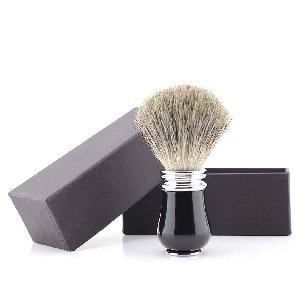 Silver Tip Badger Hair Shaving Brush - Image 5