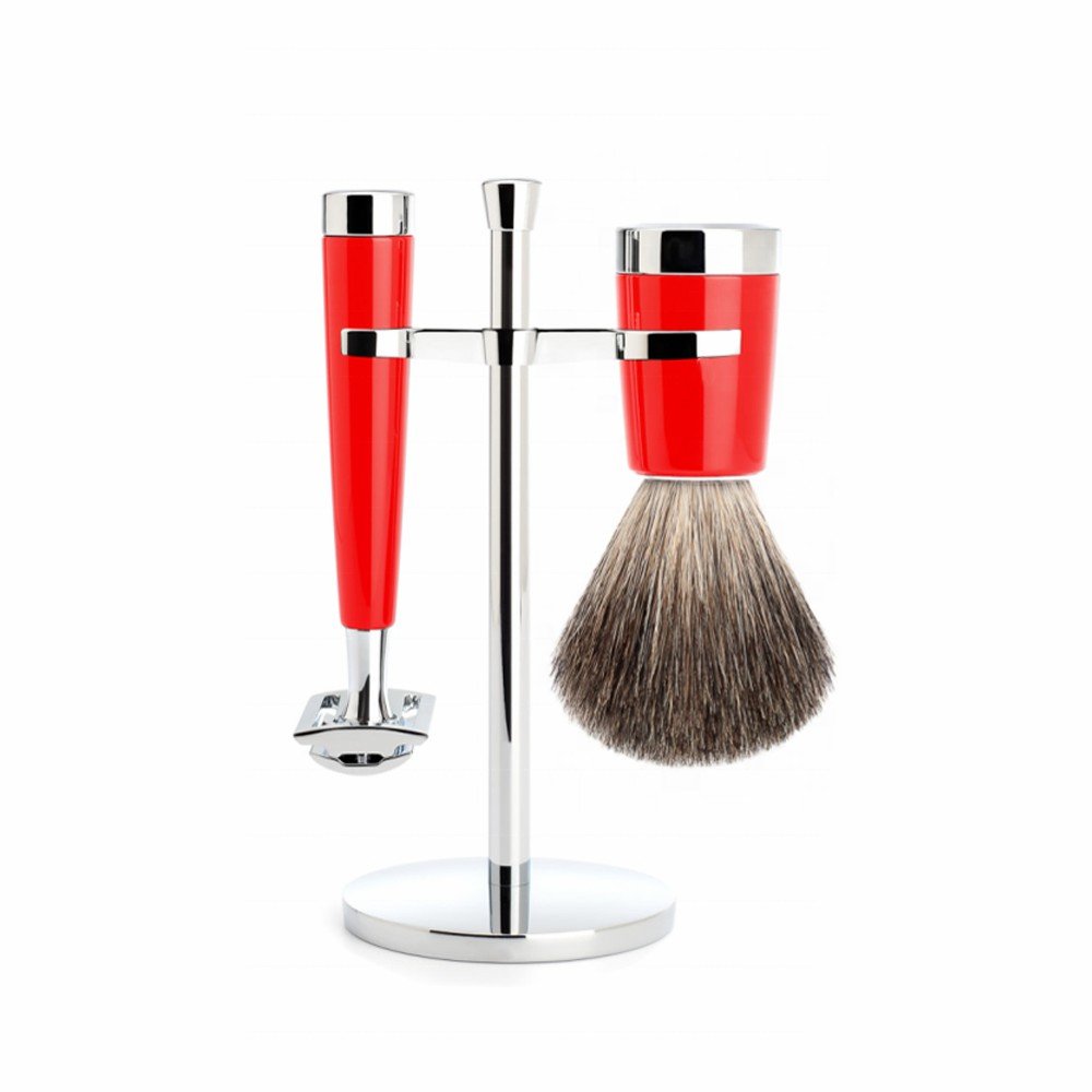 Premium Chrome & Black Shaving Set - Image 7