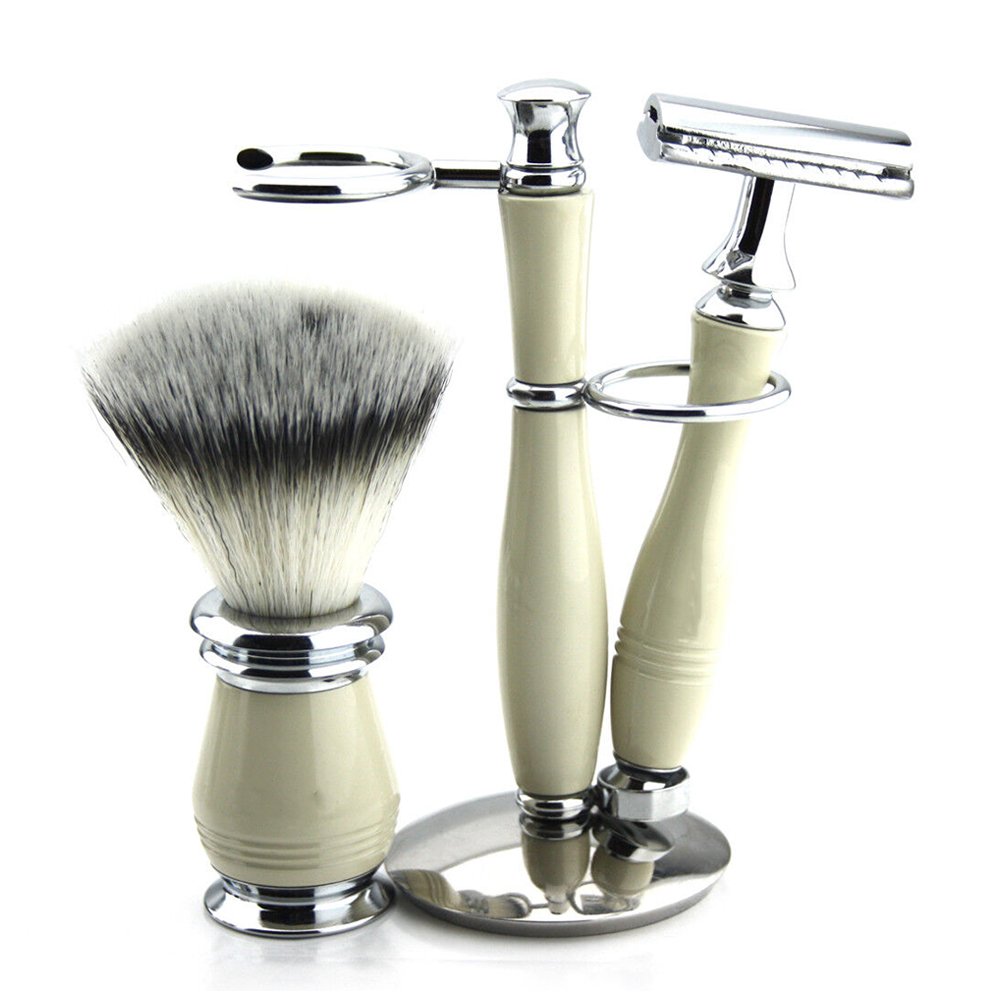 Luxury Shaving Kit in Ivory – Premium Classic Wet Shaving Set