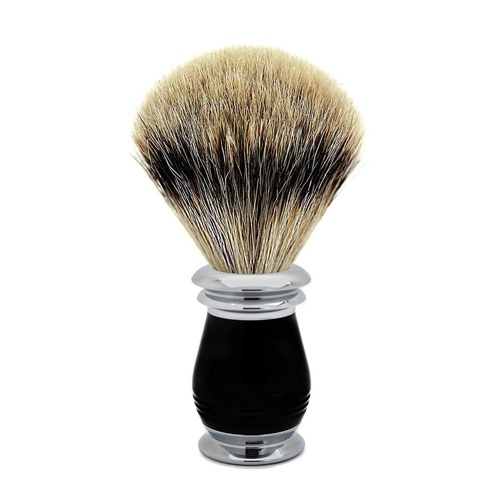 Luxury Black Fusion Shaving Kit with Stand - Image 5