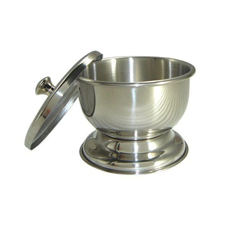 Wet Shaving Bowl with Lid – Premium Shaving Soap & Lather Bowl