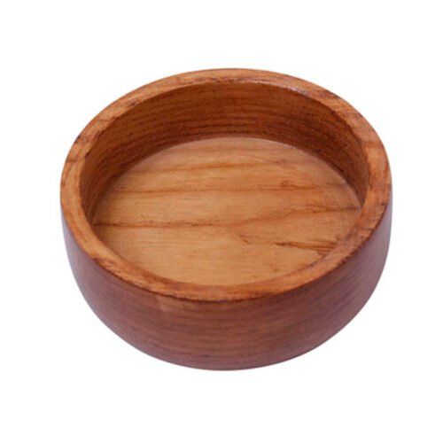 Natural Wood Shaving Soap Bowl – Handmade Wooden Bowl for Traditional Wet Shaving
