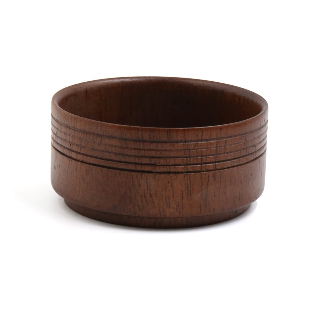 Elegant Wood Shaving Soap Bowl – Handmade Shaving Soap Dish