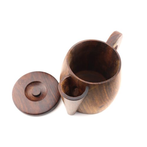 wood shaving mug