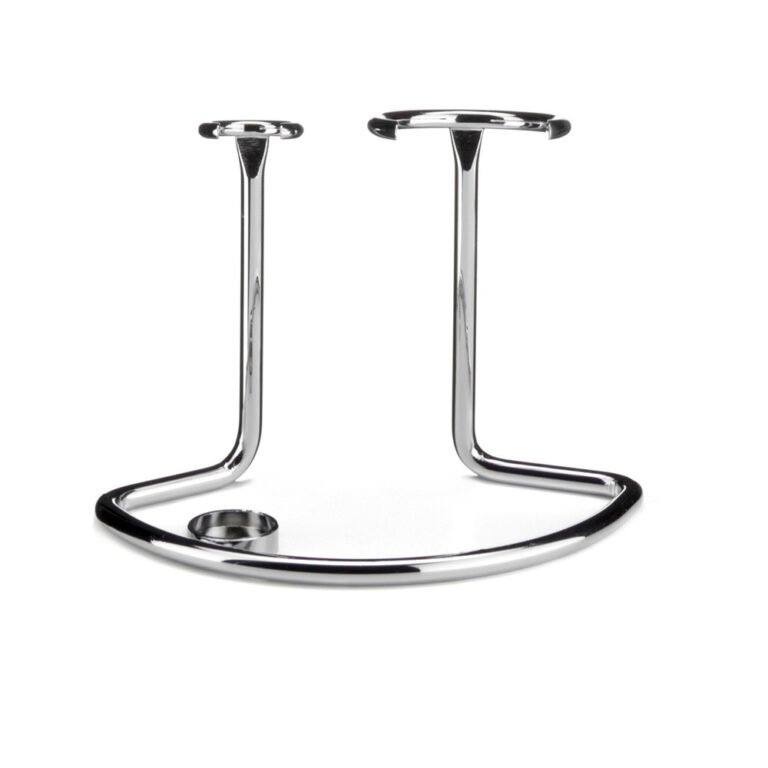 Alternative view of Ultimate Shaving Stand with Brush & Straight Razor