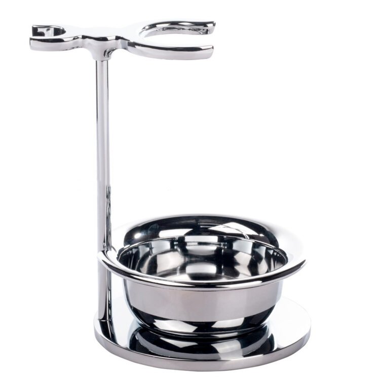 3 Piece Shaving Stand With Bowl – Classic Men’s Wet Shaving Set